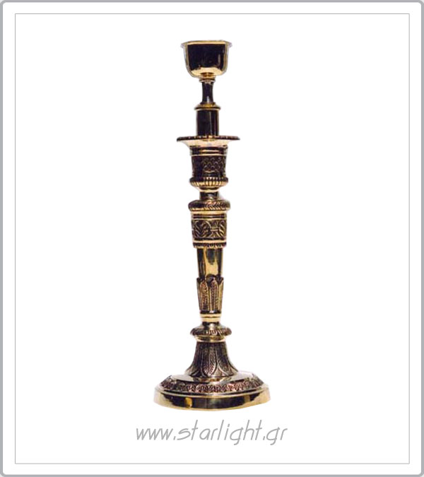 Brass Table Lamp Base in nickel matte.